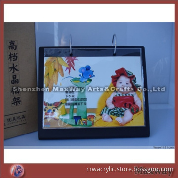 Black High-quality Acrylic Calendar Holder/Photo Frame